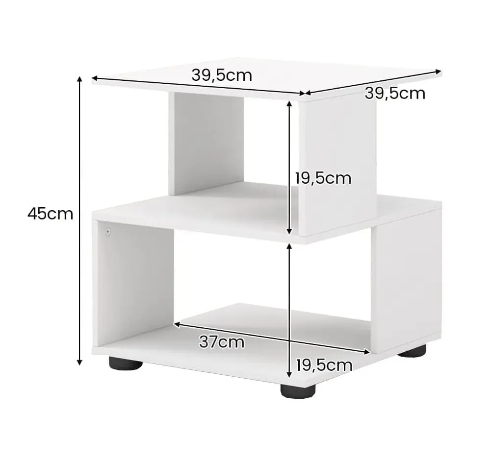 Masa pentru reviste Costway JV11695WH (White)