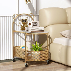 Masa pentru reviste Costway JV11722GD (Gold) Thumb