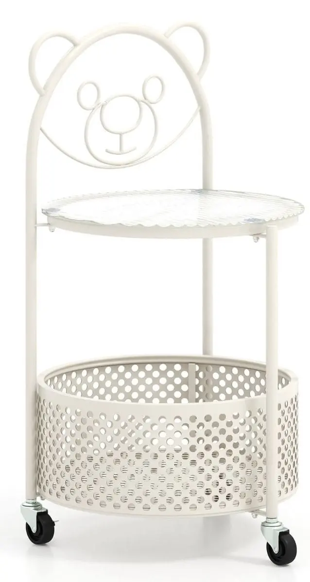 Masa pentru reviste Costway JV11723WH 9 (White)