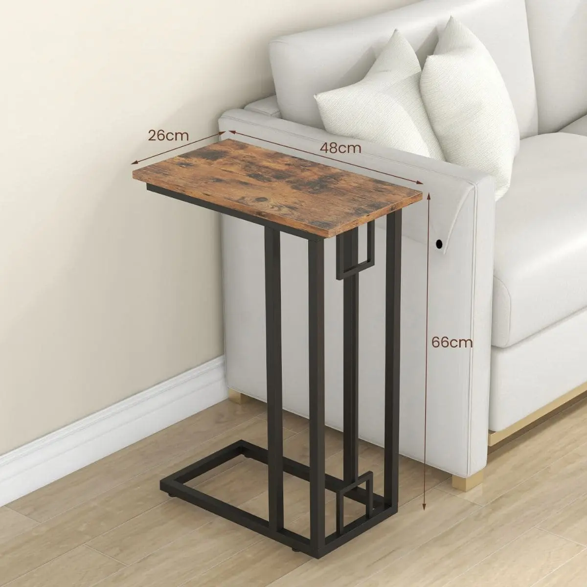 Masa pentru reviste Costway JV11813CF (Rustic/Brown)