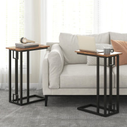 Masa pentru reviste Costway JV11813CF (Rustic/Brown) Thumb