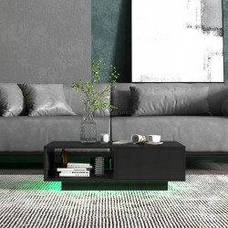 Журнальный столик Costway JV11839DK (Black)