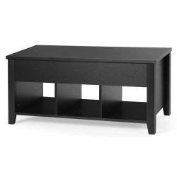 Masa pentru reviste Costway JV12057DK (Black) Thumb