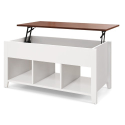 Masa pentru reviste Costway JV12057WH (White) Thumb