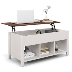 Masa pentru reviste Costway JV12057WH (White) Thumb