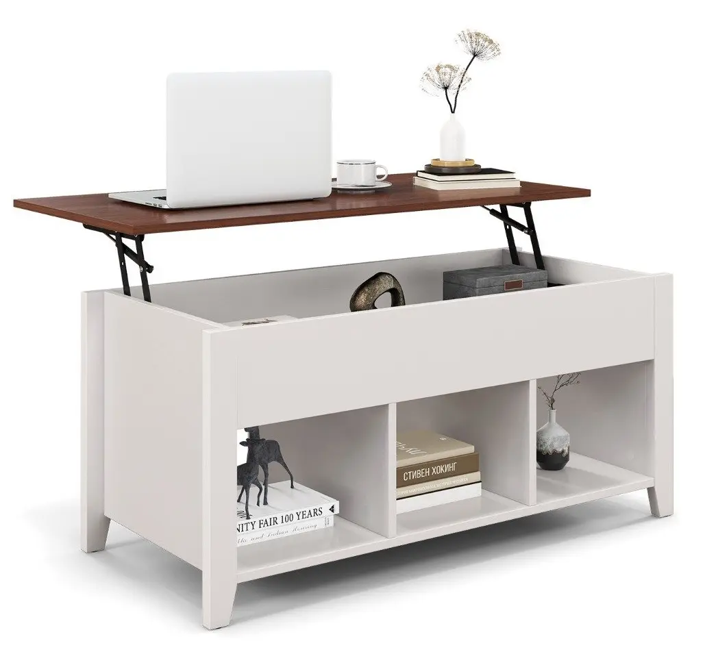 Masa pentru reviste Costway JV12057WH (White)