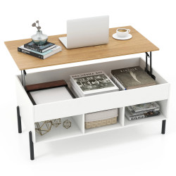 Masa pentru reviste Costway JV12068WH (White) Thumb