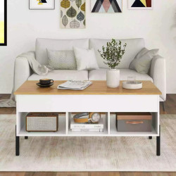 Masa pentru reviste Costway JV12068WH (White) Thumb