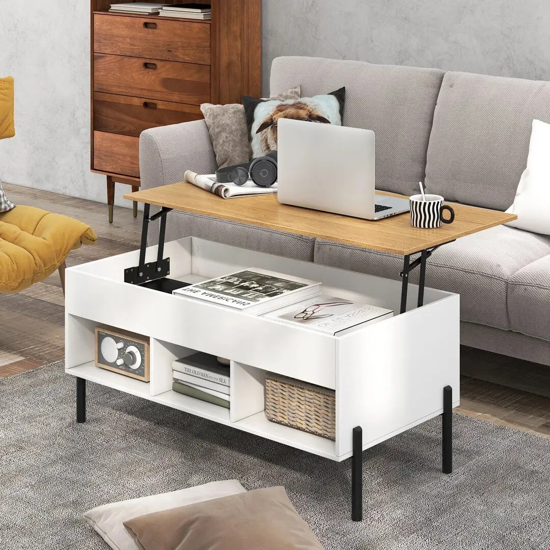 Masa pentru reviste Costway JV12068WH (White)
