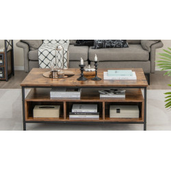 Masa pentru reviste Costway JV12117CF (Brown) Thumb