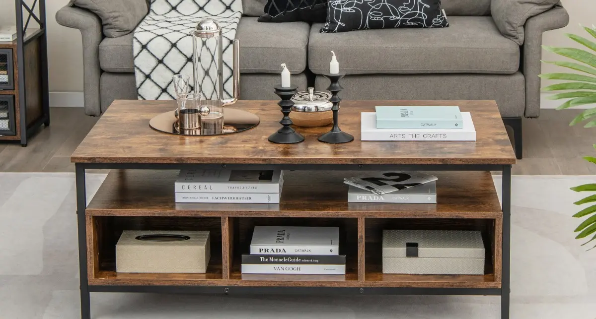 Masa pentru reviste Costway JV12117CF (Brown)