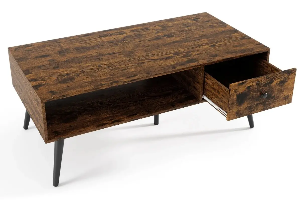 Masa pentru reviste Costway JV12314CF (Rustic Brown)