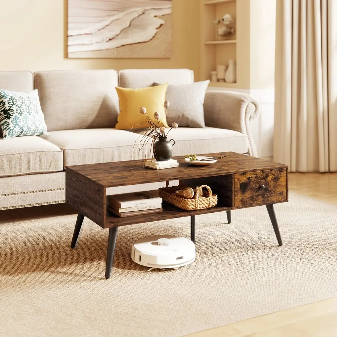 Masa pentru reviste Costway JV12314CF (Rustic Brown)