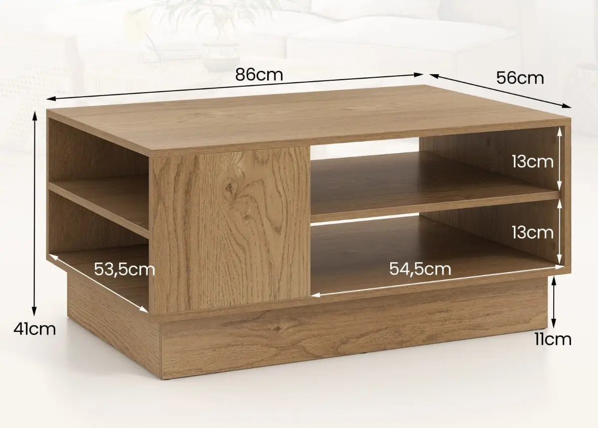 Masa pentru reviste Costway JV12355NA (Natural)