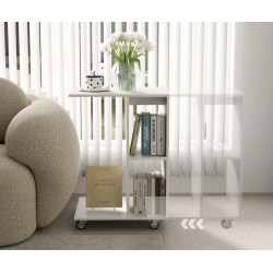 Журнальный столик Costway JV12371WH (White) Thumb