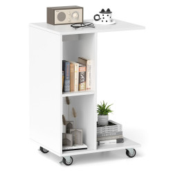 Журнальный столик Costway JV12371WH (White) Thumb