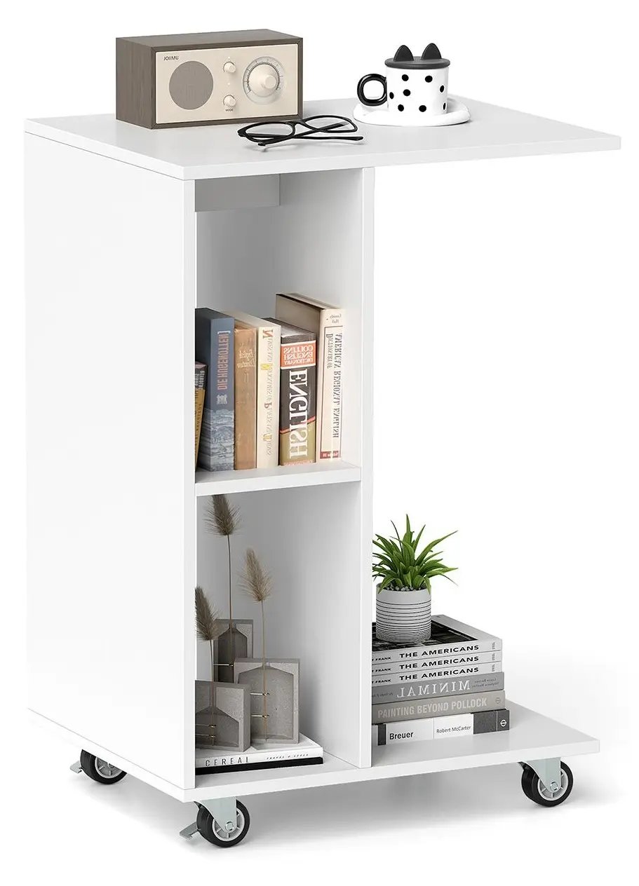 Журнальный столик Costway JV12371WH (White)