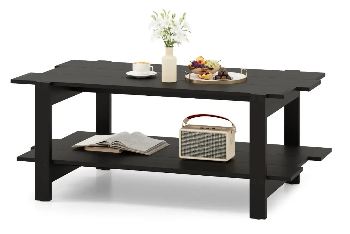 Журнальный столик Costway JV12564DK (Black)