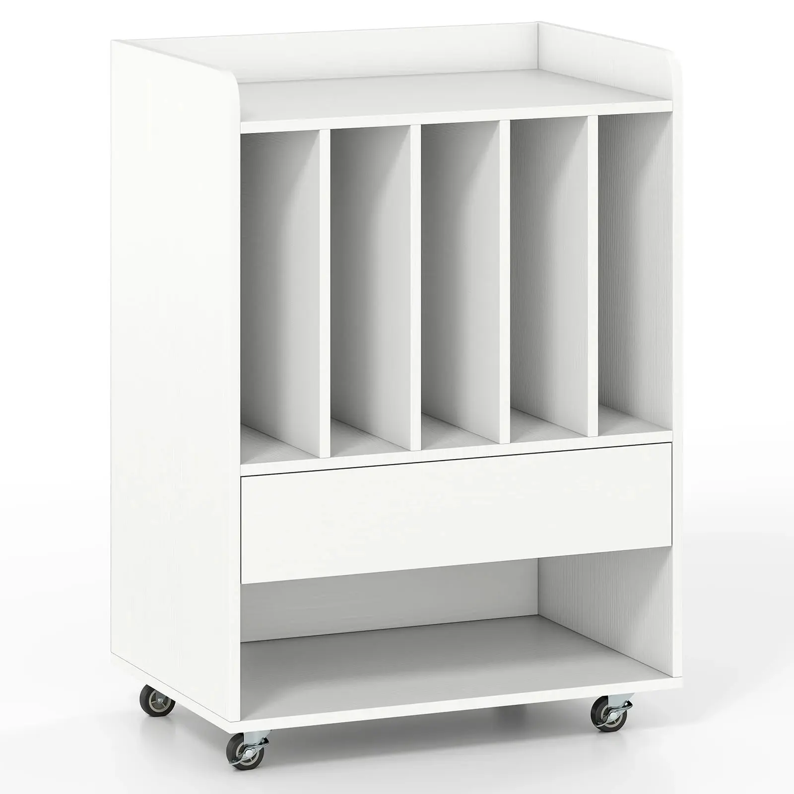 Журнальный столик Costway JV13285WH (White) - 2