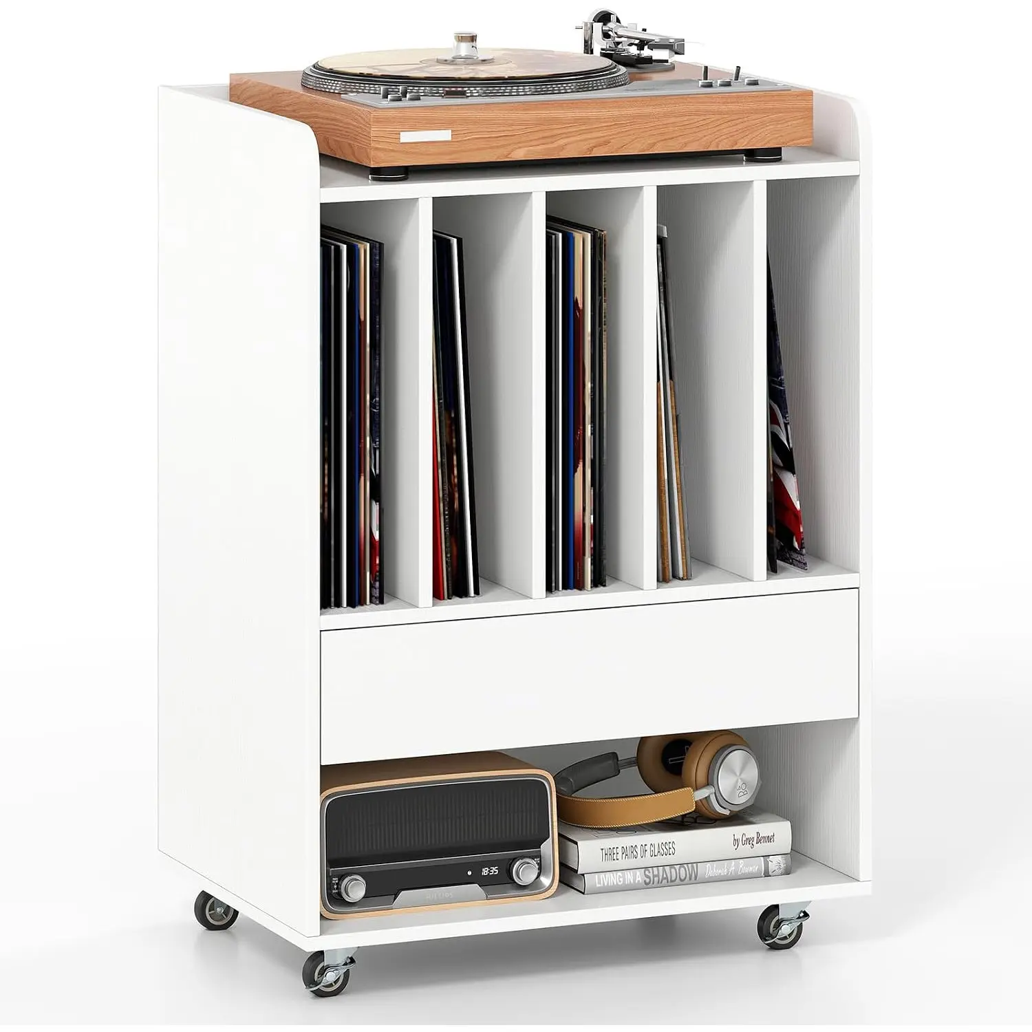 Журнальный столик Costway JV13285WH (White) - 3