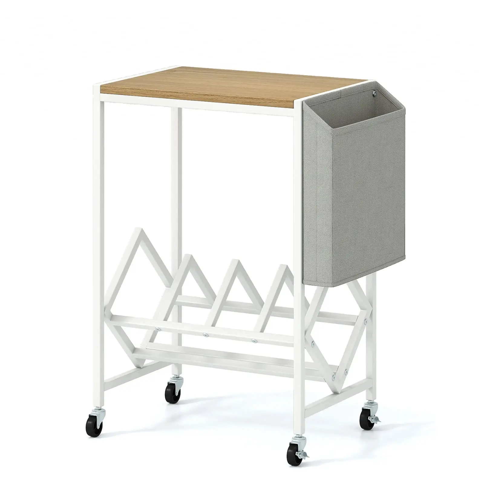 Masuta pentru reviste Costway JV13302NA (Natural/White) - 2