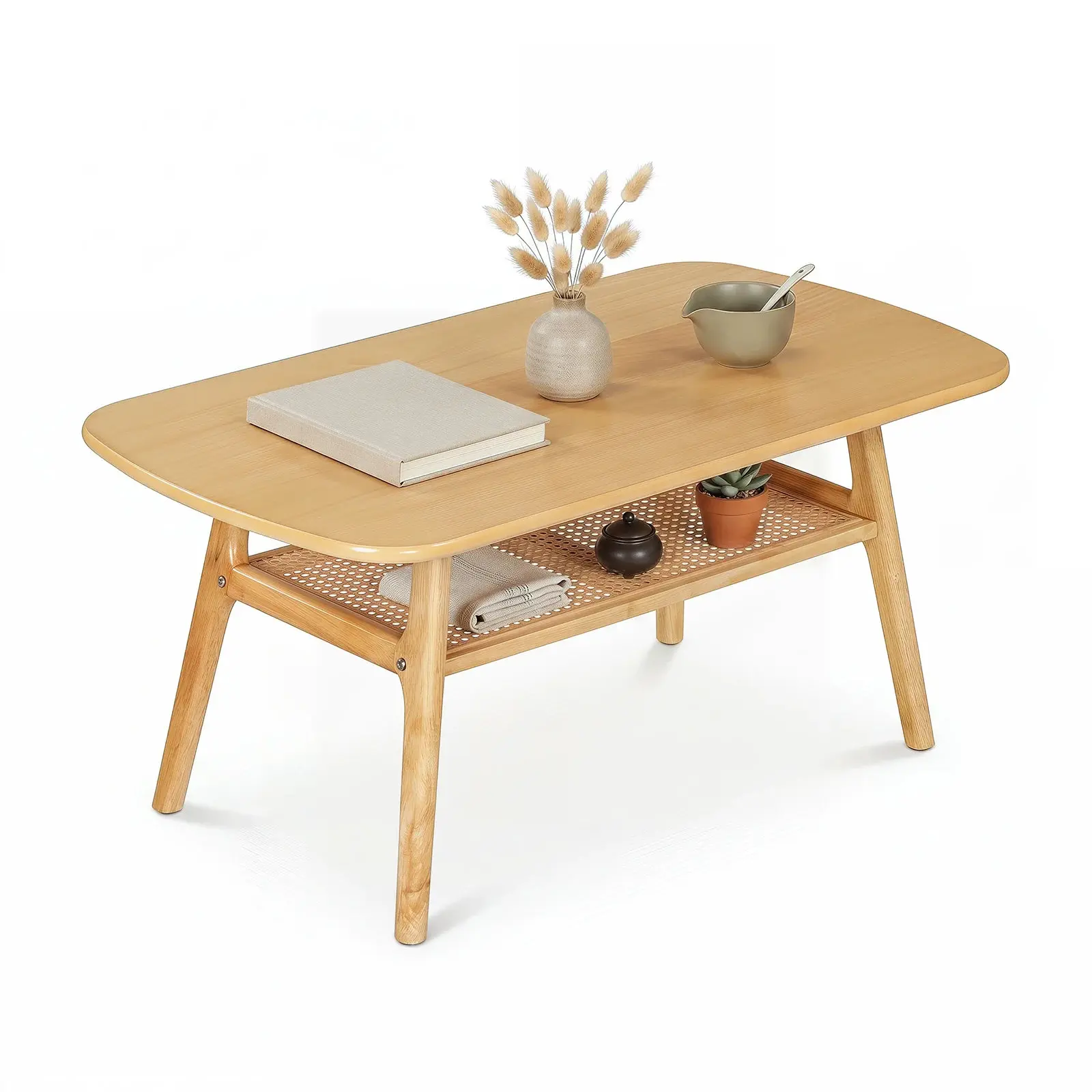 Masuta cafea Costway JV13332NA (Natural) - 2