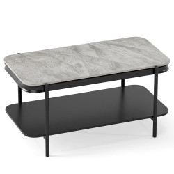 Masuta cafea Costway JV13338GR (Grey/Black) Thumb