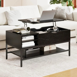 Masuta cafea Costway JV13418DK (Black)
