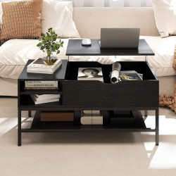 Masuta cafea Costway JV13418DK (Black) Thumb