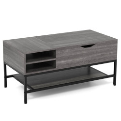 Masa pentru reviste Costway JV13418GR (Grey) Thumb