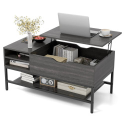 Masa pentru reviste Costway JV13418GR (Grey) Thumb