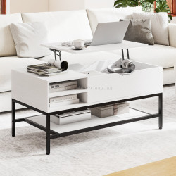 Masuta cafea Costway JV13418WH (White)