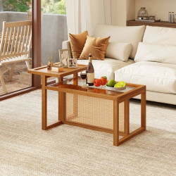 Masuta cafea Costway JV13655BN (Brown)