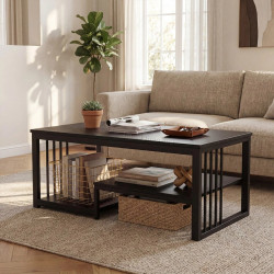 Masuta cafea Costway JV13765DK (Black)