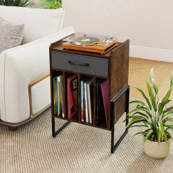 Журнальный столик Costway JV13830CF (Brown)