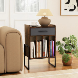 Журнальный столик Costway JV13830CF (Brown) Thumb