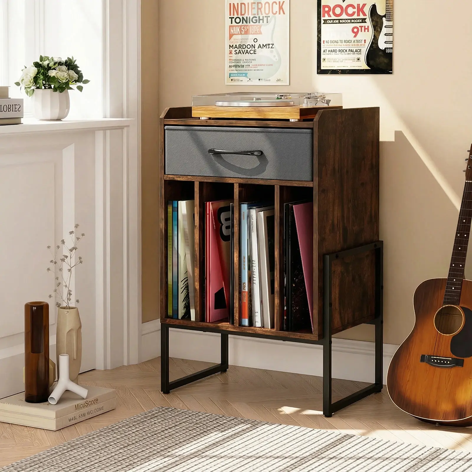 Журнальный столик Costway JV13830CF (Brown) - 5