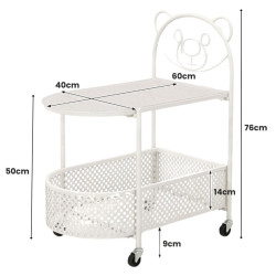 Журнальный столик JV11722WH (White) Thumb