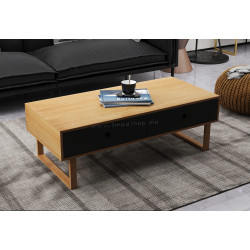 Журнальный столик DP Dello (Black/Wood)