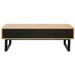 Журнальный столик DP Dello (Black/Wood) Thumb