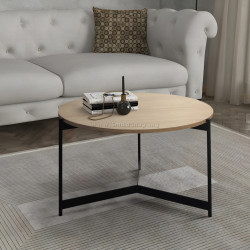 Журнальный столик DP Elmo 68x43 (Oak/Black)