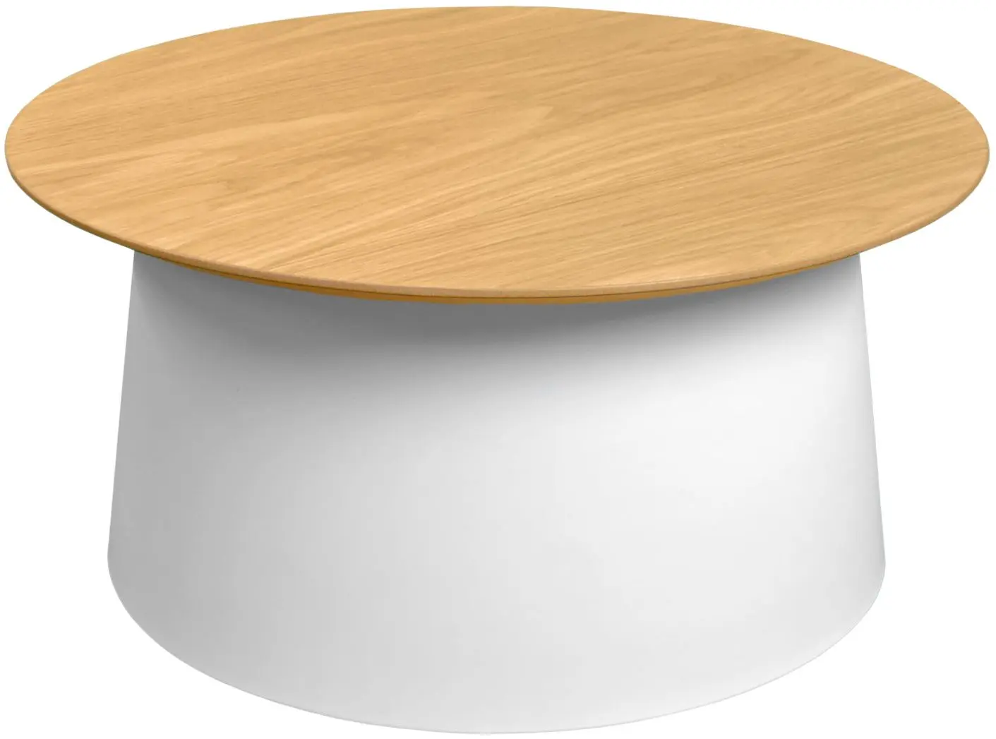 Masa pentru reviste DP Ilaria (White/Natural)