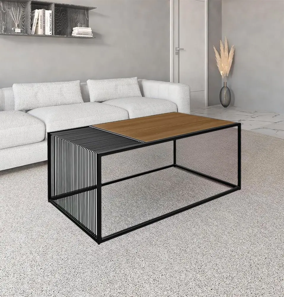 Masa pentru reviste DP Kora (Black/Brown)