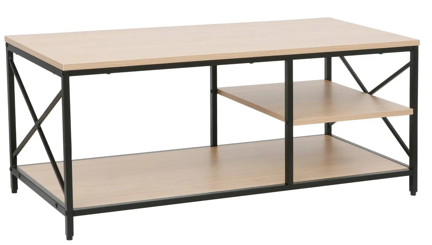 Журнальный столик DP Larson (Black/Wood) - 3