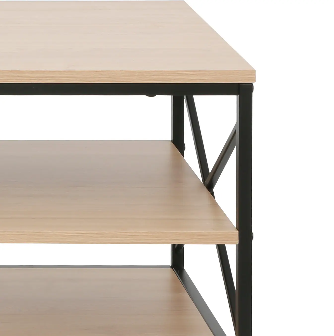 Журнальный столик DP Larson (Black/Wood) - 5