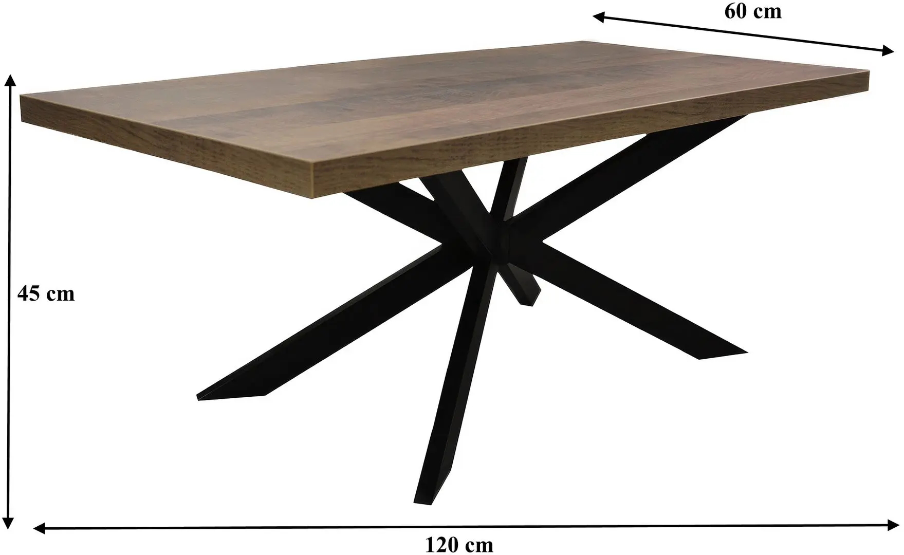 Masa pentru reviste DP Porto (Wood/Black)