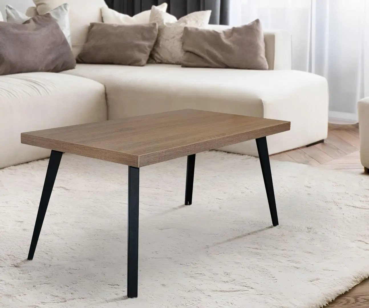 Журнальный столик DP Rodos (Sonoma Oak/Black)