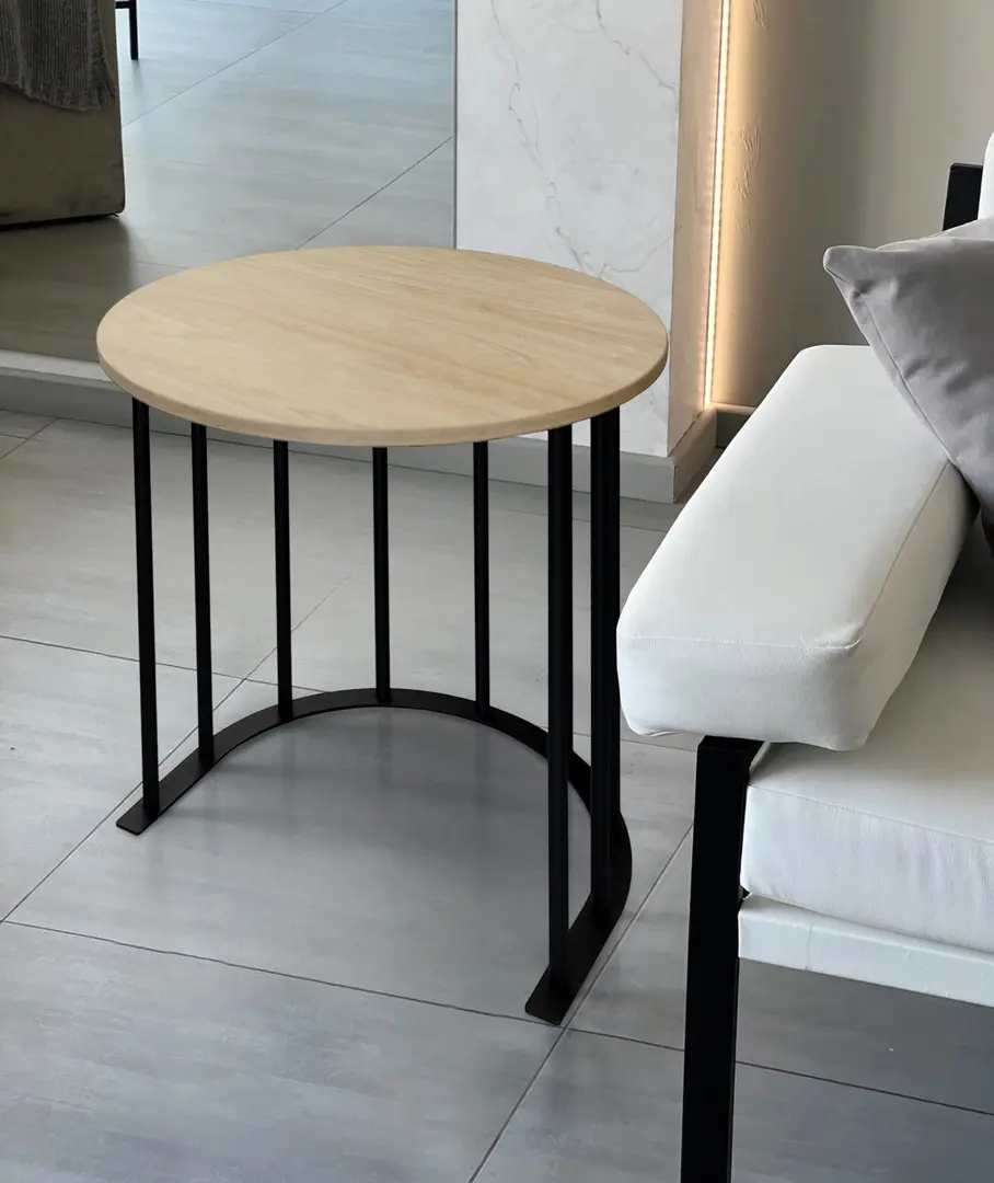 Masa pentru reviste DP Sevilia (Sonoma Oak/Black)