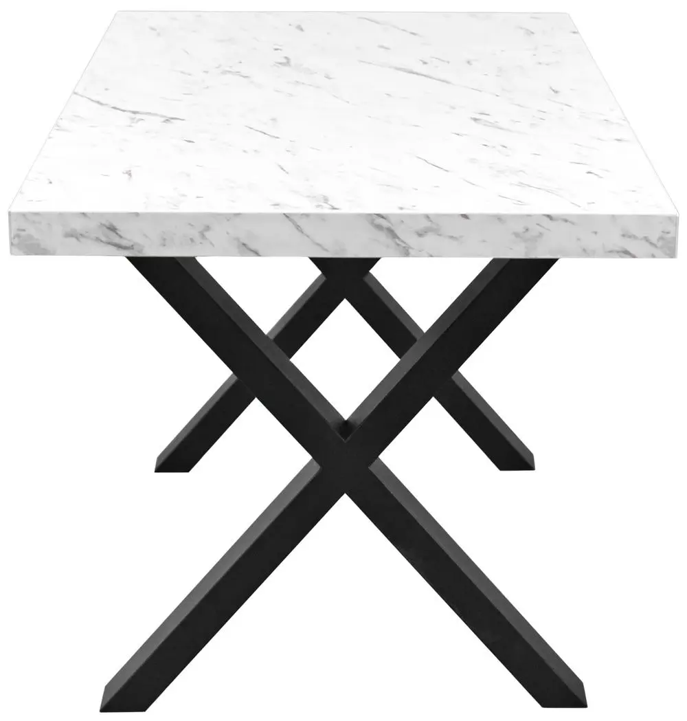 Журнальный столик DP X-Ben Onix (White Marble/Black)