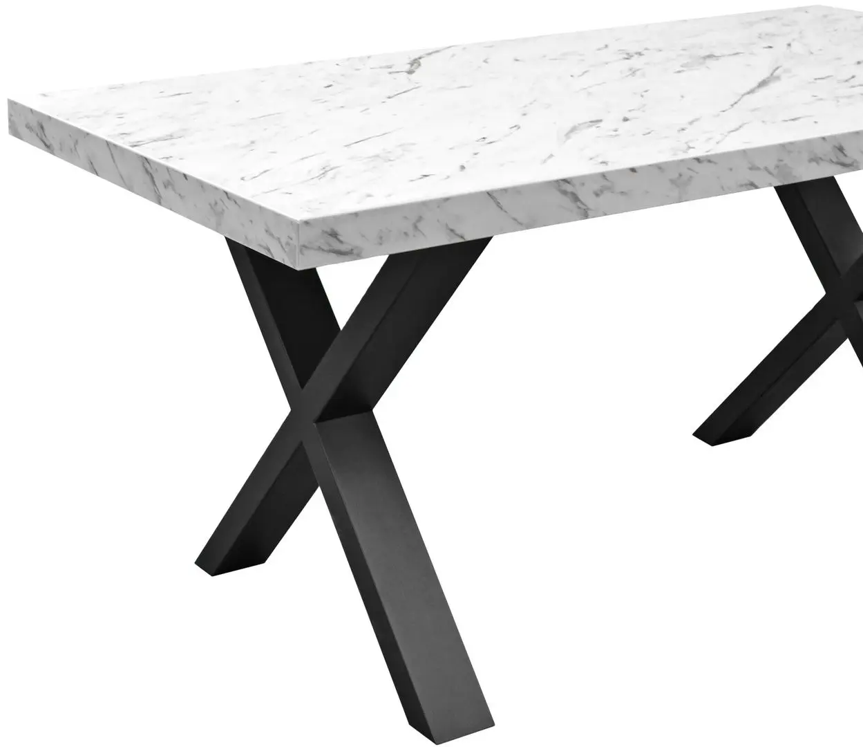 Журнальный столик DP X-Ben Onix (White Marble/Black)